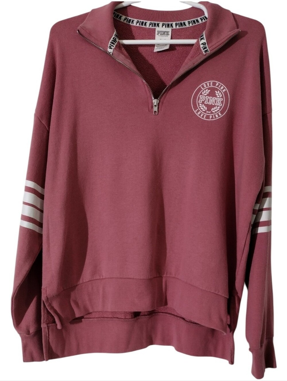 Victoria's Secret PINK Dusty Rose Crewneck Pullover